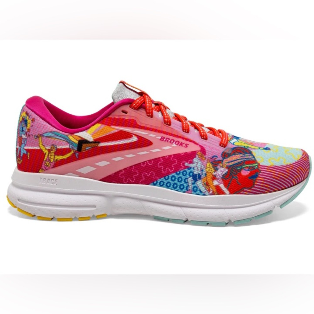 Mens Brooks Trace 3 Adam Dalton Blake Running Pride Pink 1104121D632 Size 10.5